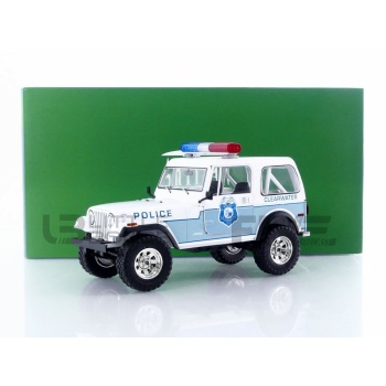 greenlight collectibles 18 jeep cj7 clearwater florida police department 1982 road cars 4x4 and suv
