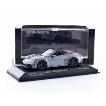 minichamps 43 porsche 911 (992.2) carrera gts cabriolet 2024 road cars convertible