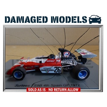 damaged models 43 surtees ts9b gp espagne 1972 s3994 accessories damaged models