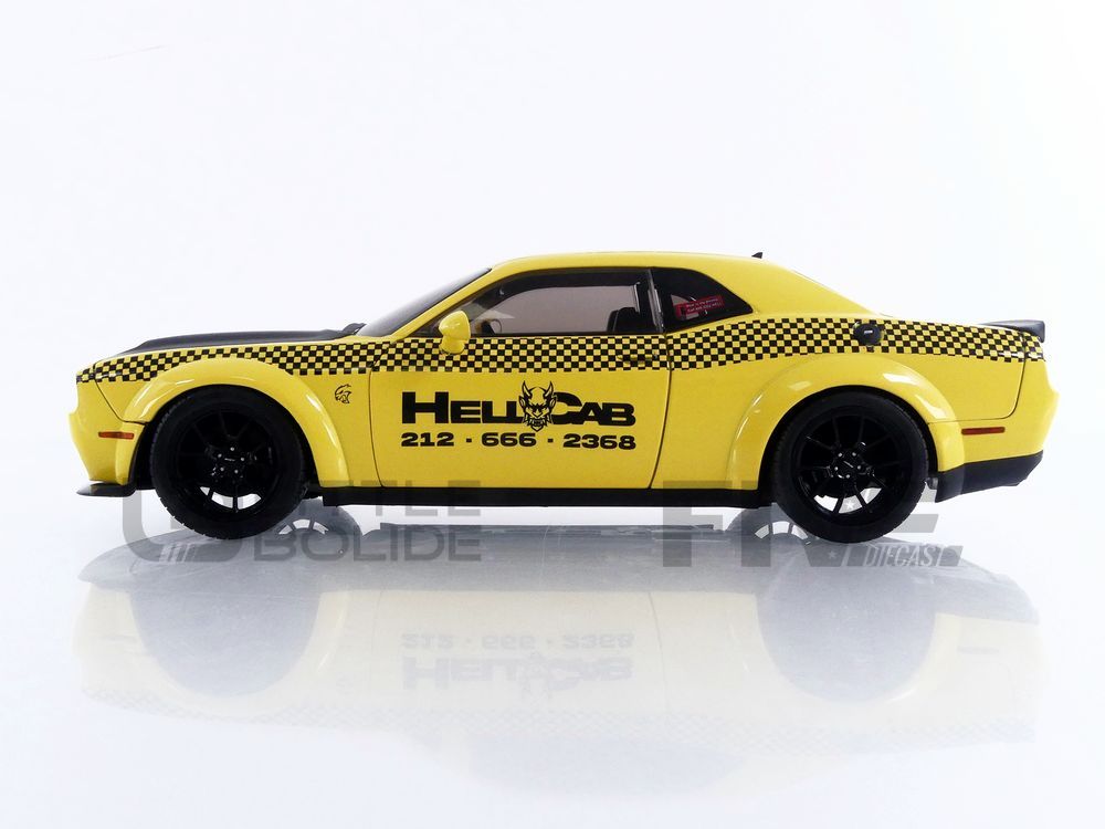 S1805716 – SOLIDO 1/18 - DODGE Challenger SRT Hellcat NYC Hellcab