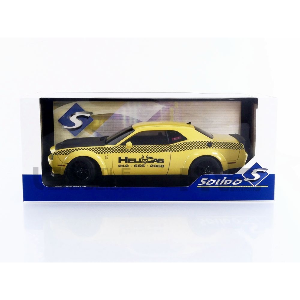 S1805716 – SOLIDO 1/18 - DODGE Challenger SRT Hellcat NYC Hellcab