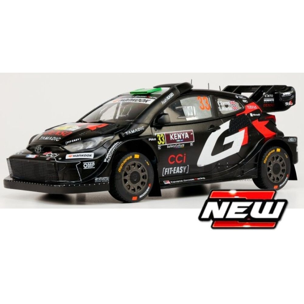 ミニカー TOYOTA GR Yaris Rally1 2025 18RMC245 – IXO 1/18 - TOYOTA GR Yaris Rally1 WRC - Winner Rallye