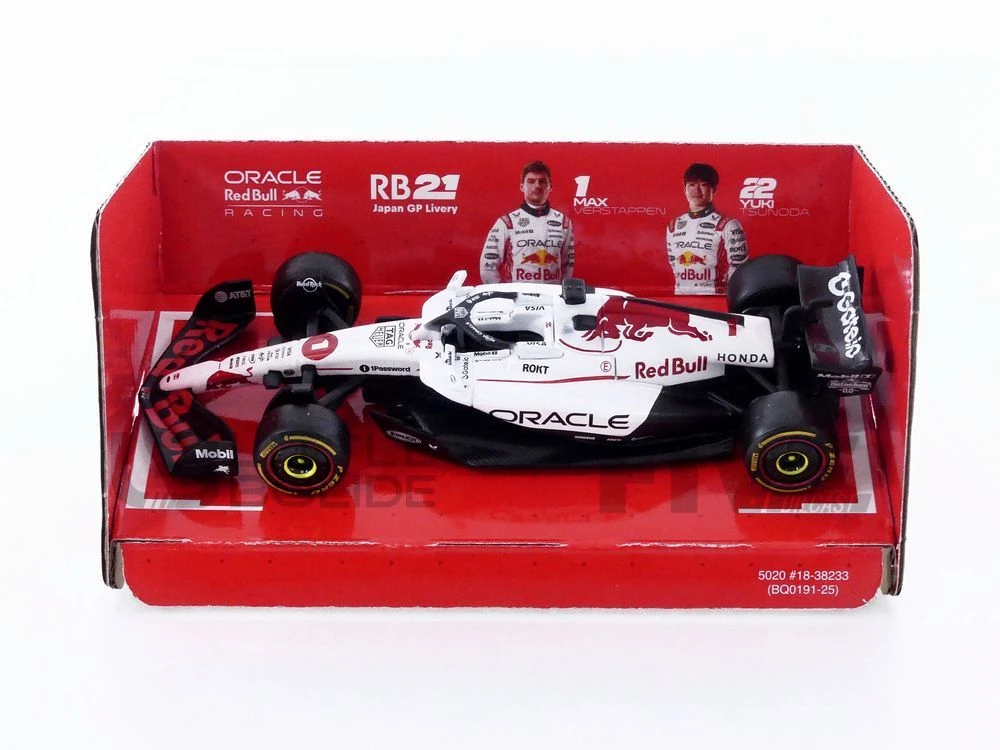 38233-V1-Japan – BBURAGO 1/43 - RED BULL RB21 - Winner Japan GP