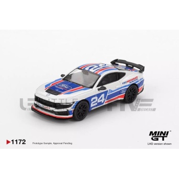mini gt 64 ford mustang dark horse 2024 racing cars racing gt