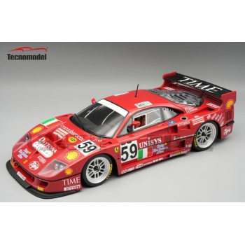 tecnomodel mythos 18 ferrari f40 lm 24h le mans 1996 racing cars le mans