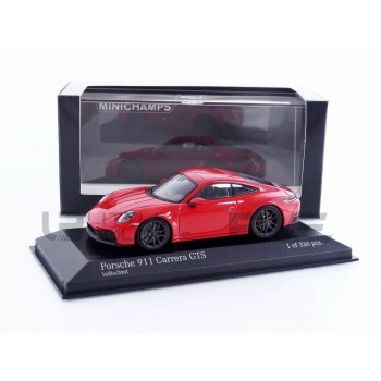 minichamps 43 porsche 911 (992.2) carrera gts 2024 road cars coupe