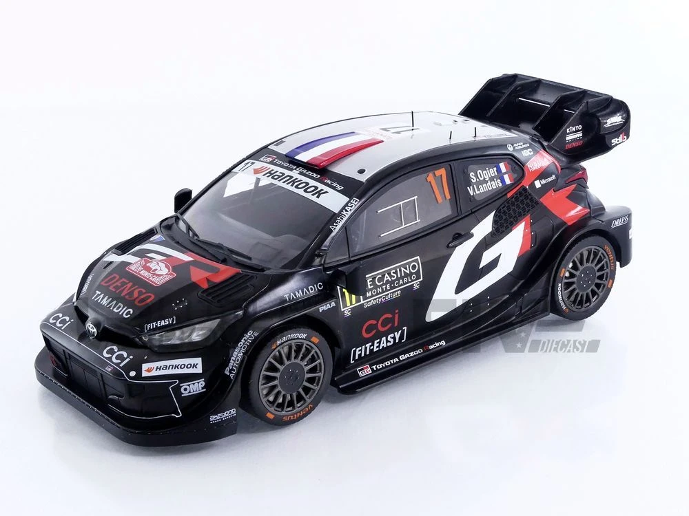18RMC229A – IXO 1/18 - TOYOTA GR Yaris Rally1 WRC - Winner Monte