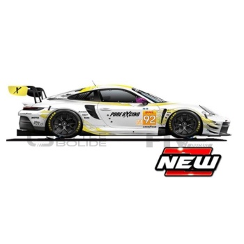 bburago 43 porsche 911 gt3 r 24h le mans 2024 racing cars le mans