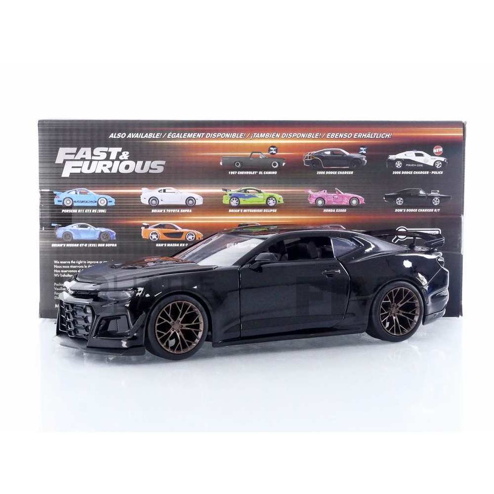36475BK – JADA TOYS 1/24 - CHEVROLET Camaro ZL1 Fast and Furious