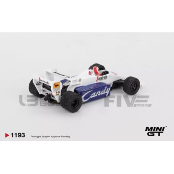 mini gt 64 toleman tg184  monaco gp 1984 racing cars formula 1