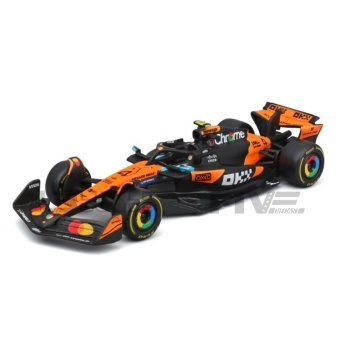 bburago 43 mclaren mcl39 season car world champion 2025 racing cars formula 1