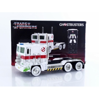jada toys 24 peterbilt optimus prime ghostbusters x transformers movie and music