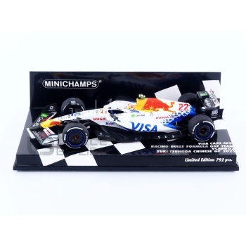minichamps 43 racing bulls vcarb02 chinese gp 2025 racing cars formula 1