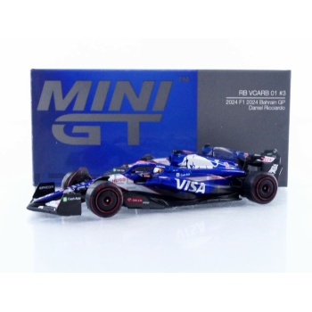 mini gt 64 racing bulls vcarb01 bahrain gp 2024 racing cars formula 1