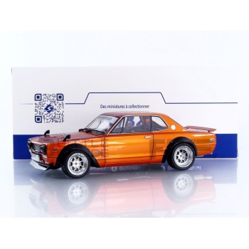 solido 18 nissan skyline (c10) hakosuka 1970 road cars coupe