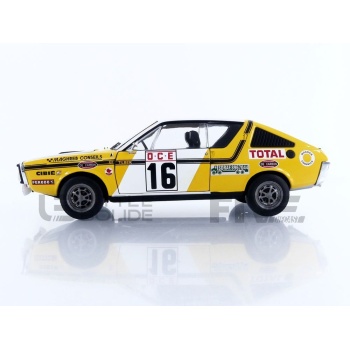 solido 18 renault 17 ph.1  rallye du maroc 1976 racing cars rallye