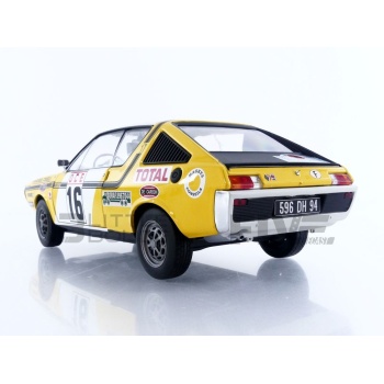 solido 18 renault 17 ph.1  rallye du maroc 1976 racing cars rallye