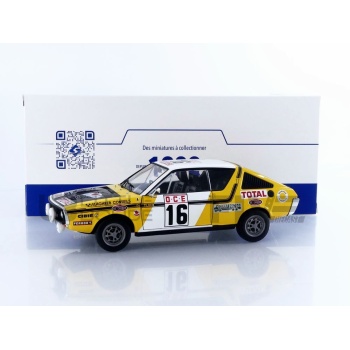 solido 18 renault 17 ph.1 rallye du maroc 1976 racing cars rallye