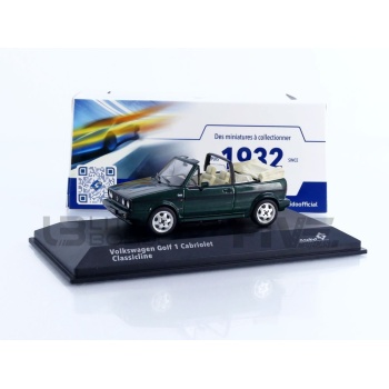 solido 43 volkswagen golf mki convertible classic line 1992 road cars convertible