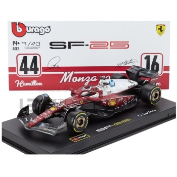 bburago 43 ferrari sf25 italian gp 2025 racing cars formula 1