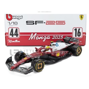 bburago 18 ferrari sf25 italian gp 2025 racing cars formula 1