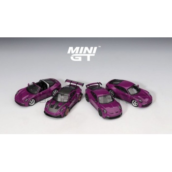 mini gt 64 porsche 911 (992) 4 cars set 2025 road cars coupe