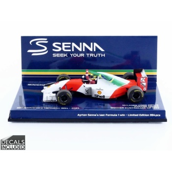 minichamps 43 mclaren ford mp4/8 dirty version australian gp 1993 racing cars formula 1