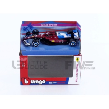 bburago 43 ferrari sf25 miami gp 2025 racing cars formula 1