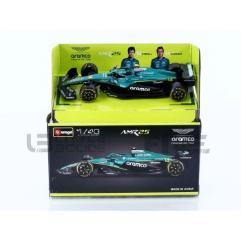 bburago 43 aston martin amr25 season car 2025 racing cars formula 1