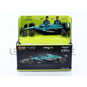 bburago 43 aston martin amr25 season car 2025 racing cars formula 1