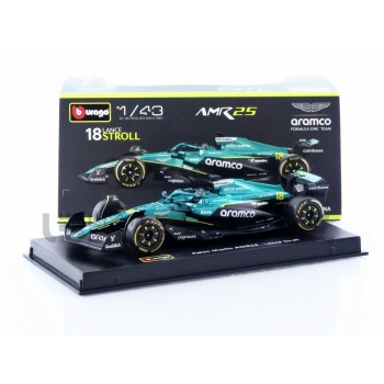 bburago 43 aston martin amr25 season car 2025 racing cars formula 1
