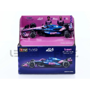 bburago 43 alpine a525 season car 2025 racing cars formula 1