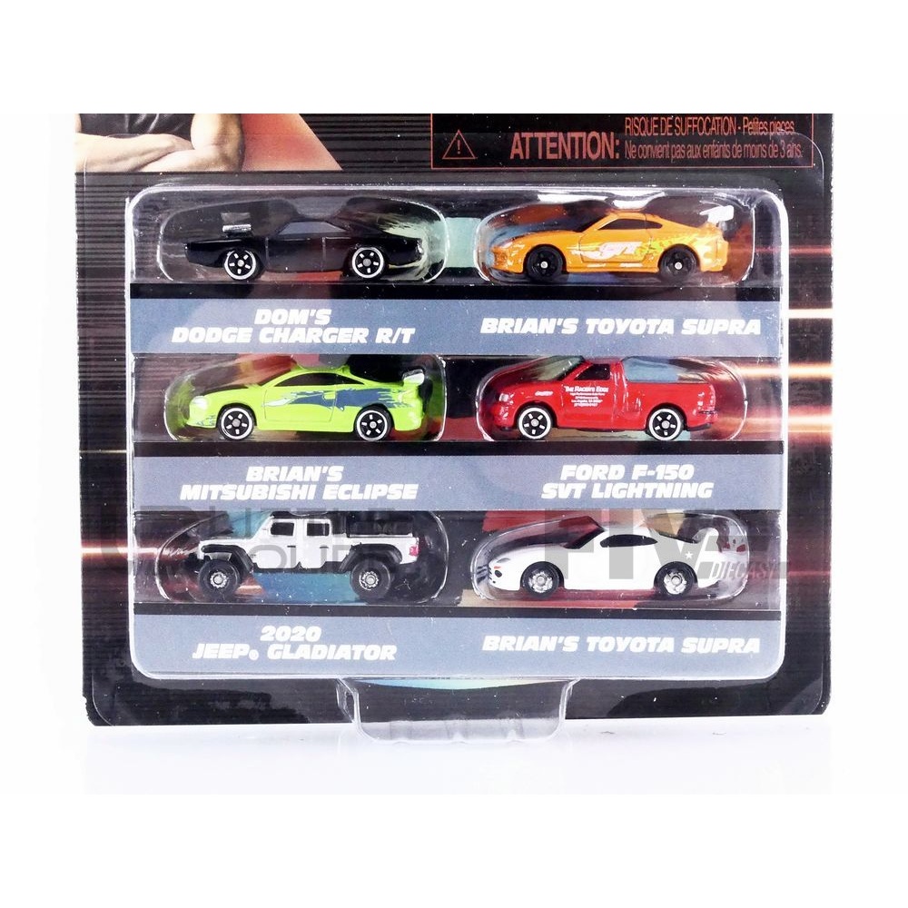 36679 – JADA TOYS 1/87 - PORSCHE 6 Cars Set Fast and Furious