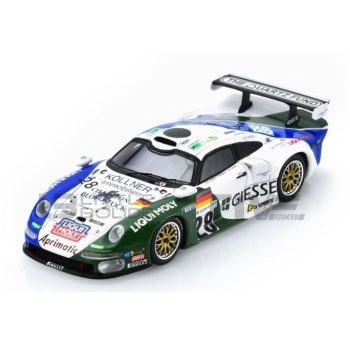 spark 43 porsche 911 gt1 24h le mans 1997 racing cars le mans