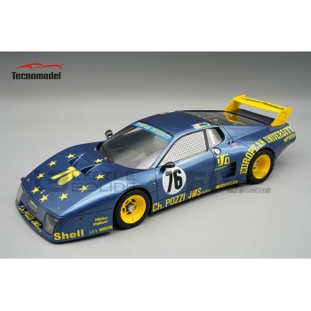 tecnomodel mythos 18 ferrari 512 bb/lm 24h le mans 1980 racing cars racing gt