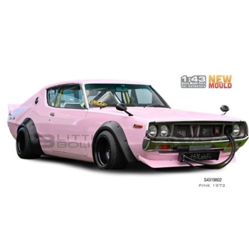 solido 43 nissan skyline gtr (kpg110) kenmeri lwbk 1972 road cars coupe