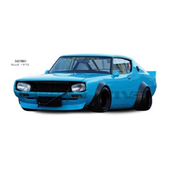 solido 43 nissan skyline gtr (kpg110) kenmeri lwbk 1972 road cars coupe