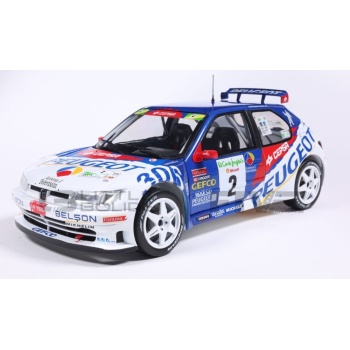 solido 18 peugeot 306 maxi rallye cortes ingles 1998 racing cars rallye