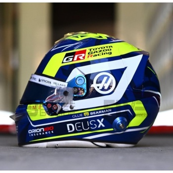 spark 5 casque oliver bearman tgr haas f1 2026 accessories mini helmets