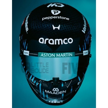 spark 5 casque lance stroll  aston martin f1 2026 accessories mini helmets