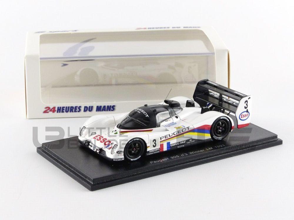 spark 43 peugeot 905 evo 1 ter winner 24h le mans 1993 racing cars le mans