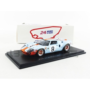 spark 43 ford gt 40 winner 24h le mans 1968 racing cars le mans