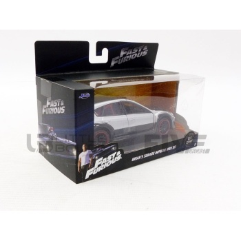 jada toys 32 subaru impreza wrx sti  brian fast and furious movie and music