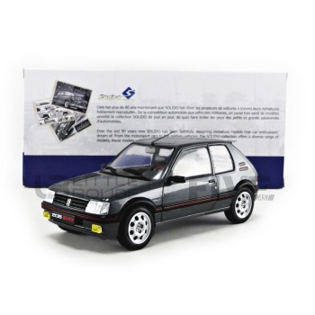 solido 18 peugeot 205 gti 1.9l 1990 road cars coupe