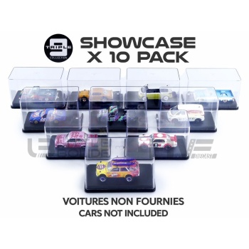 triple 9 64 display case pack 10 showcase 64th accessories display