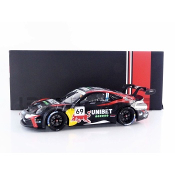 ixo 18 porsche 911 gt3 cup porsche cup zolder 2024 racing cars racing gt