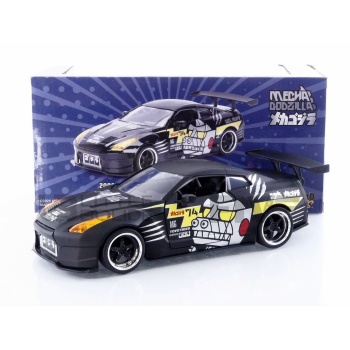 jada toys 24 nissan gtr (r35) ben sopra mechagodzilla  2009 road cars coupe