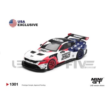 mini gt 64 ford mustang gtd america 250  2026 racing cars racing gt