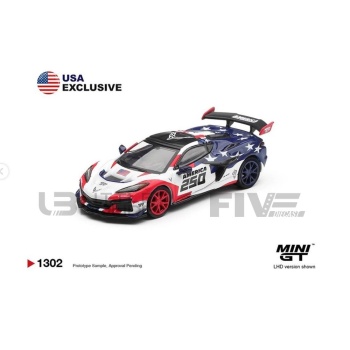 mini gt 64 chevrolet corvette zr1 america 250  2026 racing cars racing gt