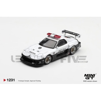 mini gt 64 mazda rx7 lbsuper silhouette police 1998 road cars coupe